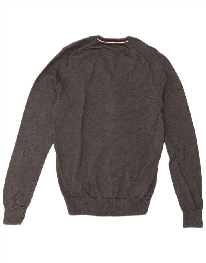 Sweter męski Fred Perry, mały, szary, wełniany