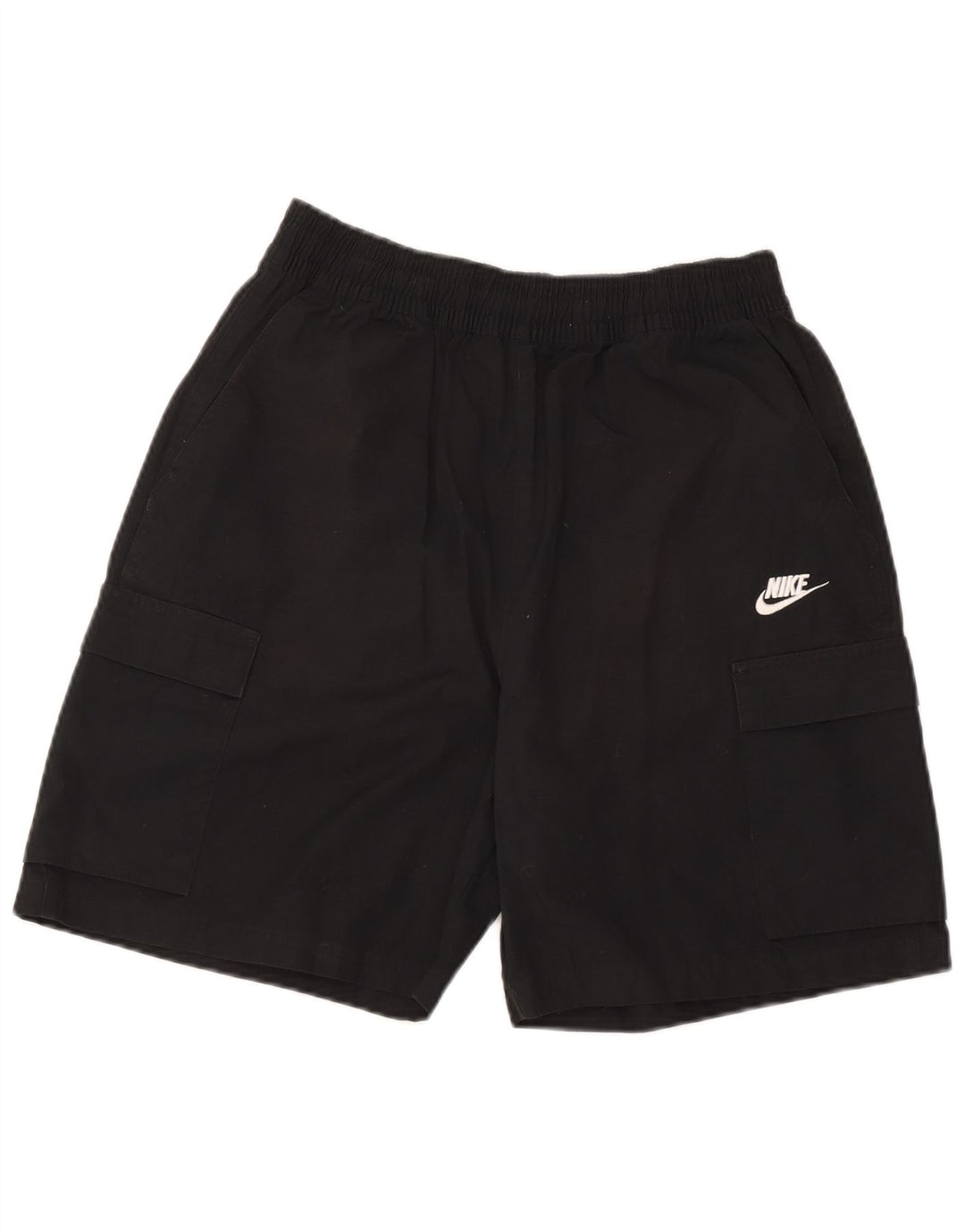 Męskie spodenki sportowe Nike Cargo, średniej wielkości, czarne, bawełniane