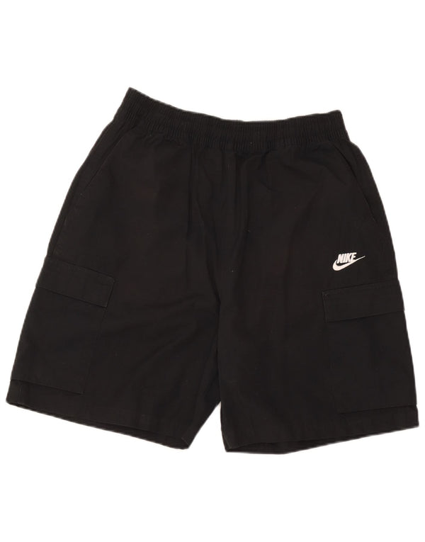 Męskie spodenki sportowe Nike Cargo, średniej wielkości, czarne, bawełniane