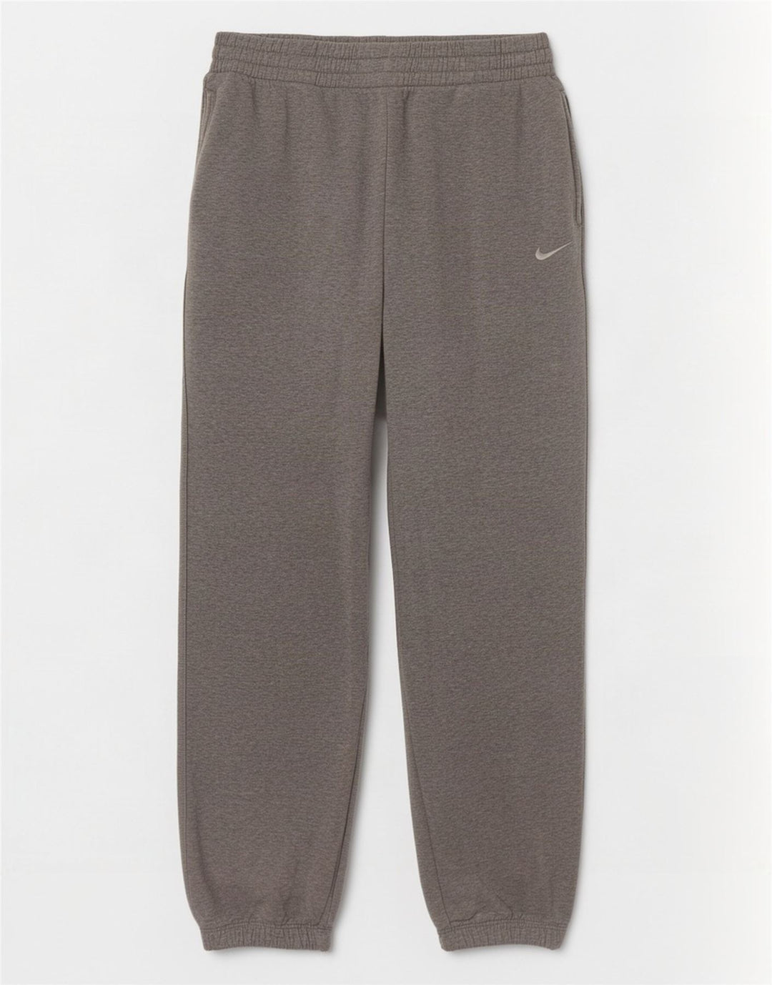 Męskie spodnie dresowe Nike, małe, szare, nakrapiane, bawełniane