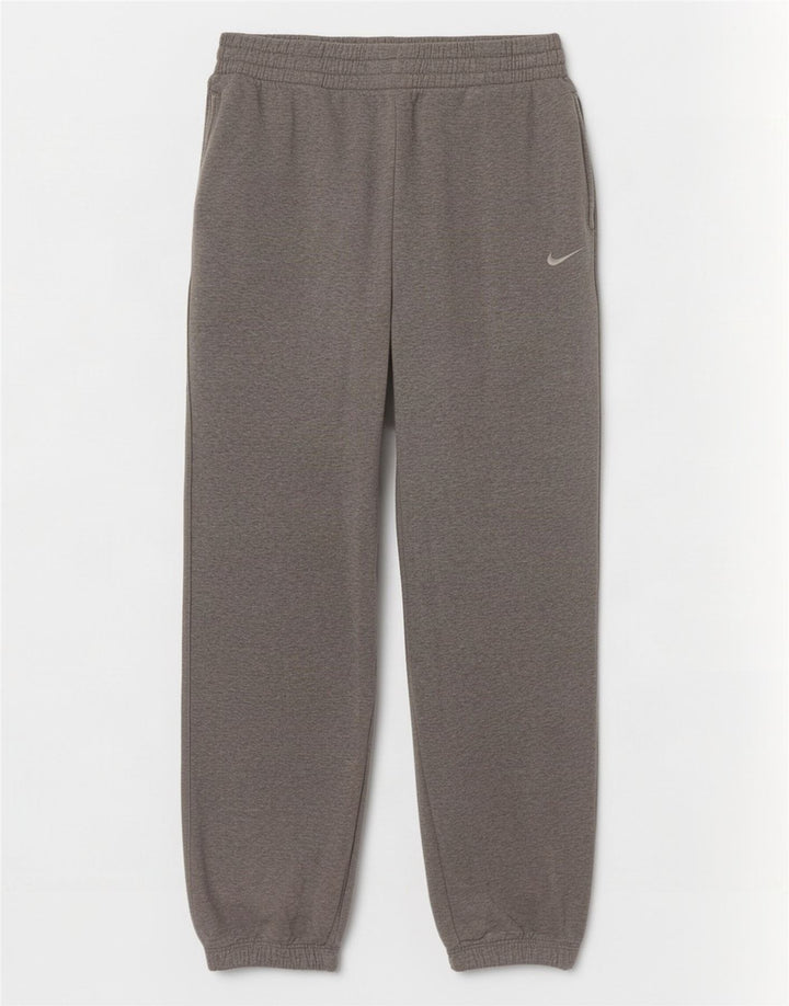 Męskie spodnie dresowe Nike, małe, szare, nakrapiane, bawełniane
