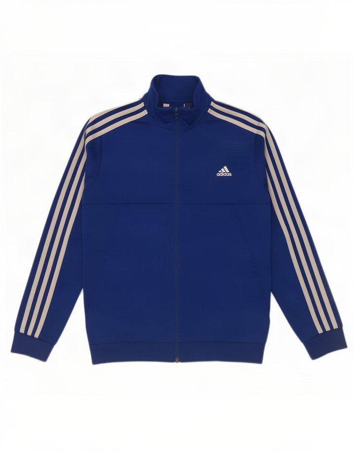 Chłopięca bluza dresowa Adidas 11-12 lat, niebieska, poliestrowa