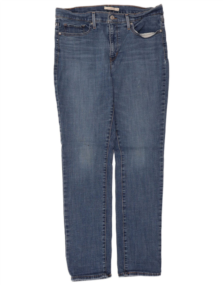 Damskie jeansy Levi's 312 Shaping W33 L32 Niebieska bawełna