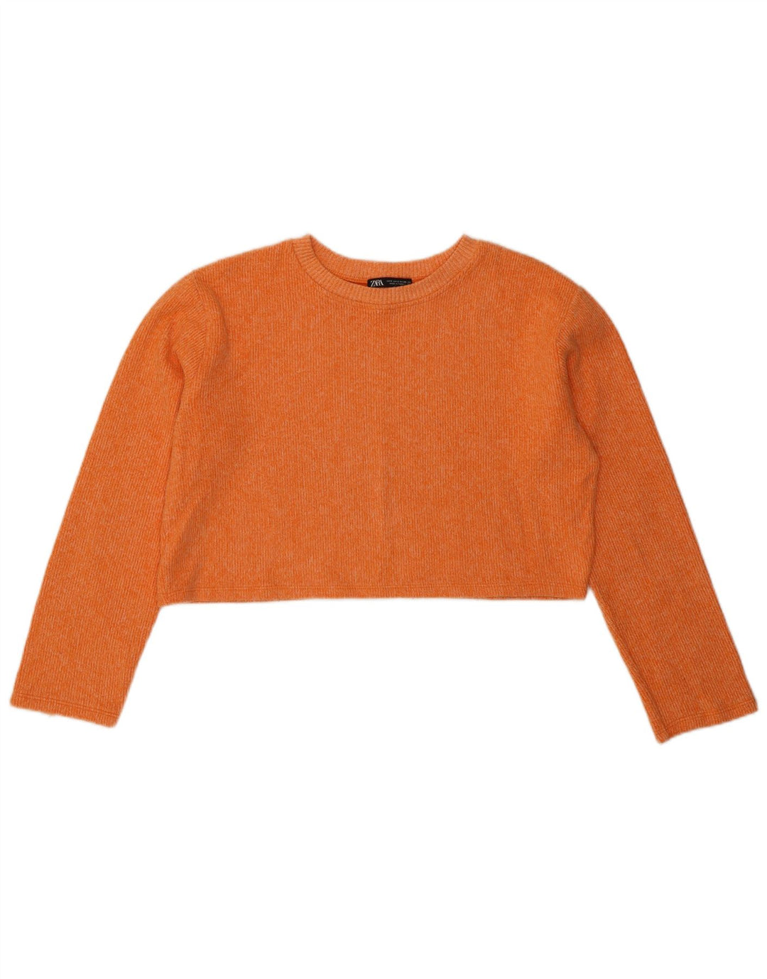 Damski top oversize Zara z długim rękawem, UK 10, mały, pomarańczowy