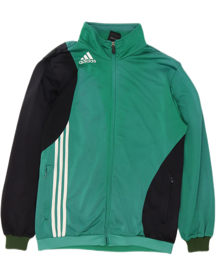 Męska kurtka dresowa Adidas UK 40/42 w kolorze średniej zieleni