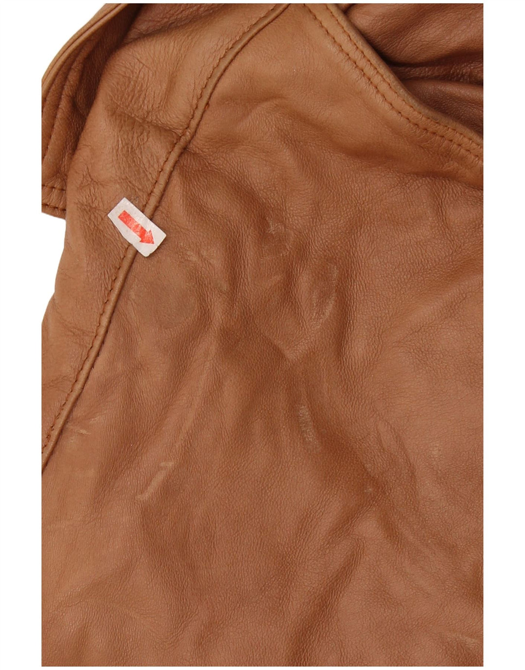 Męska skórzana kurtka wojskowa VINTAGE UK 44 2XL brązowa skóra