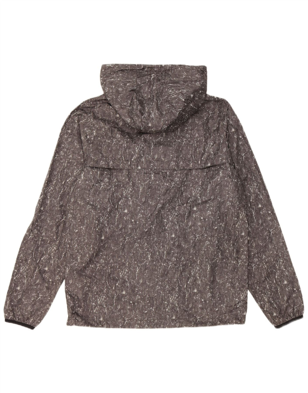 Męska kurtka przeciwdeszczowa z kapturem Quiksilver UK 34 XS Szary, nakrapiany poliester