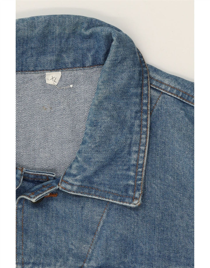 VINTAGE Mens Denim Jacket UK 42 XL Blue Vintage Vintage and Second-Hand Vintage from Messina Hembry 
