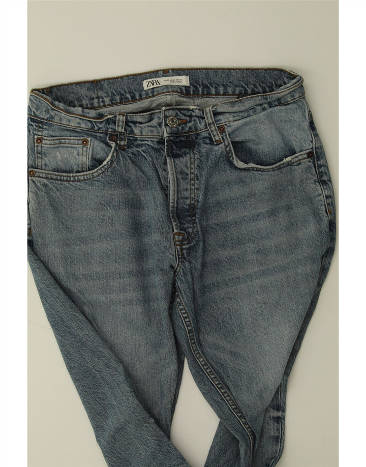 ZARA Mens Slim Jeans W32 L30 Blue Cotton Vintage Zara and Second-Hand Zara from Messina Hembry 