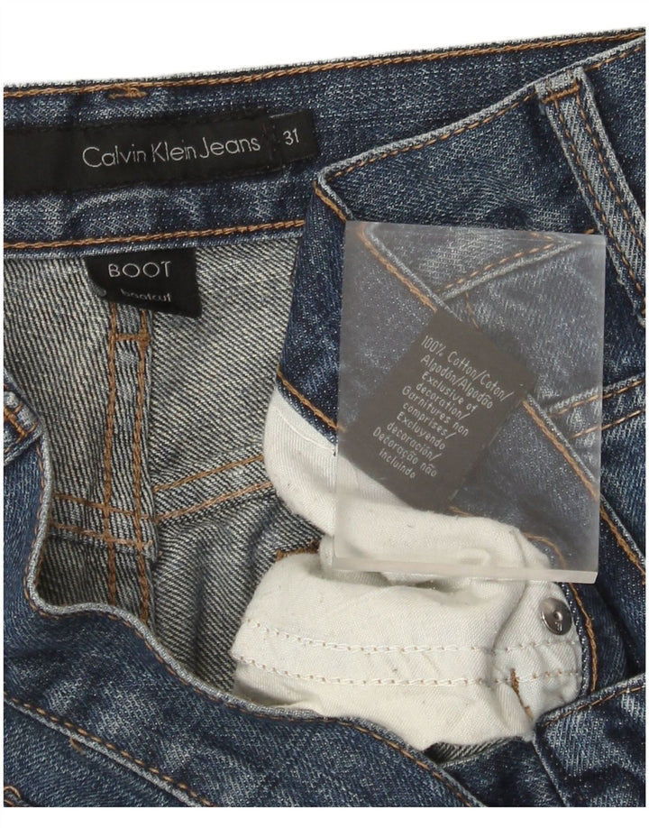 Damskie dżinsy Calvin Klein Bootcut W31 L32 Niebieskie bawełniane