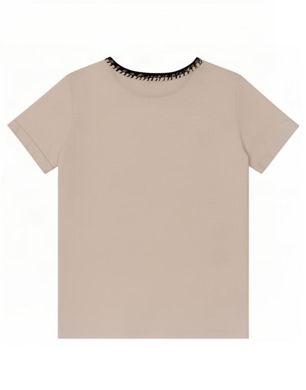 T-shirt damski Zara Top UK 10 Small White Colorblock