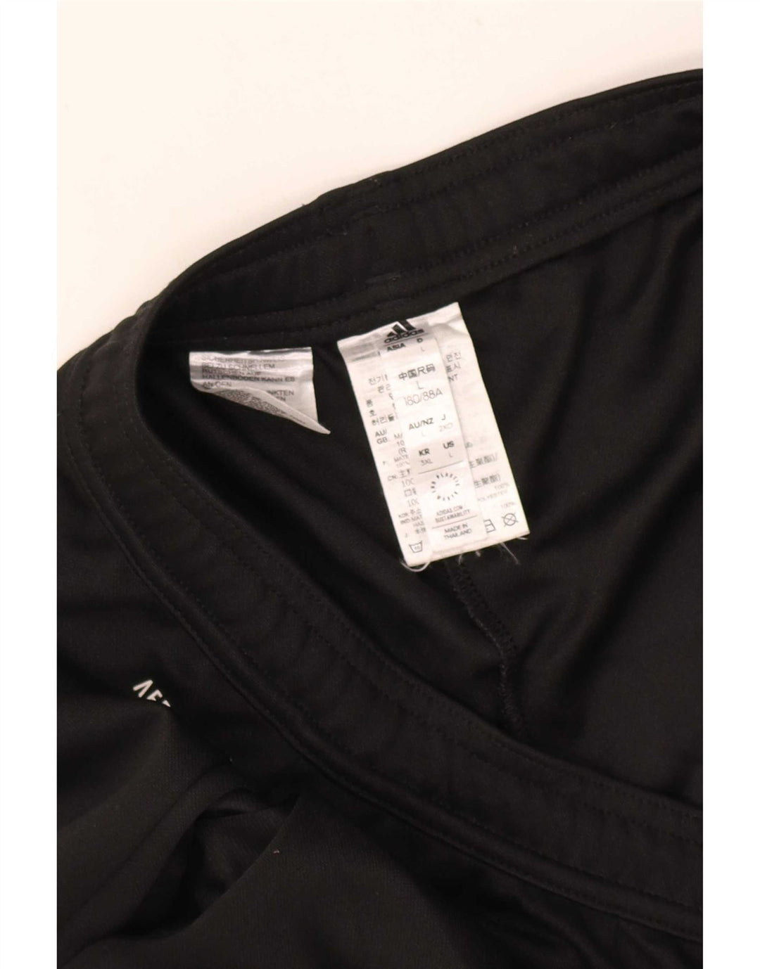 Męskie spodnie dresowe Adidas Aeroready, duże, czarne, poliestrowe
