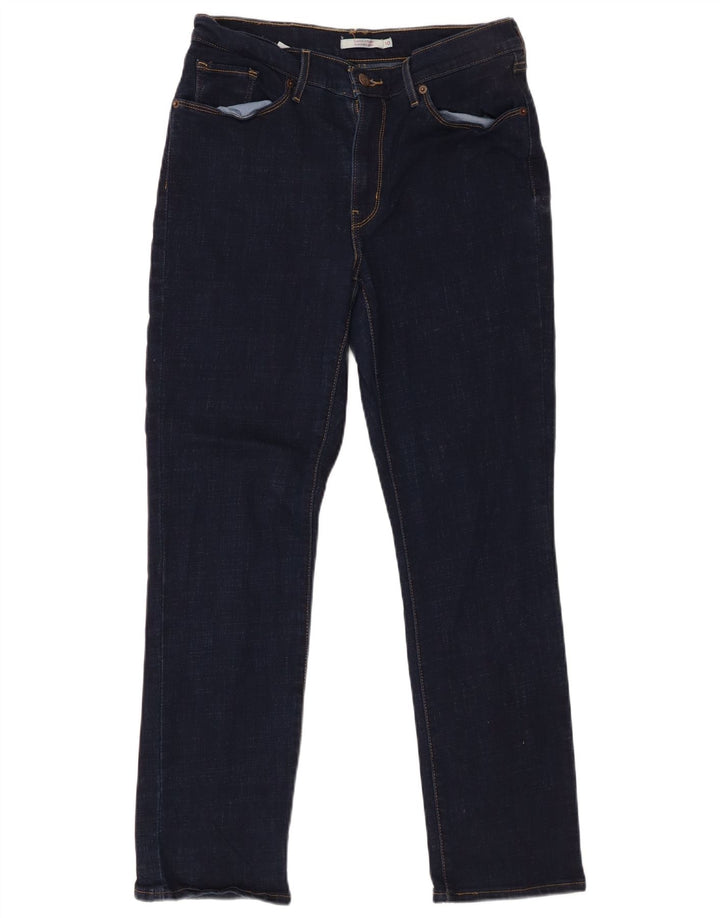 Damskie jeansy Levi's Classics Straight US 10 Large W30 L30 Granatowe