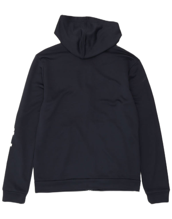 Damski sweter z kapturem i zamkiem błyskawicznym ADIDAS UK 16/18, duży, granatowy