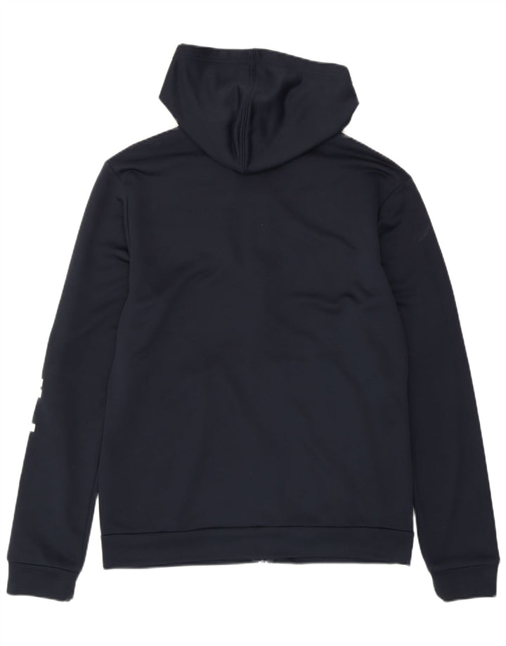 Damski sweter z kapturem i zamkiem błyskawicznym ADIDAS UK 16/18, duży, granatowy