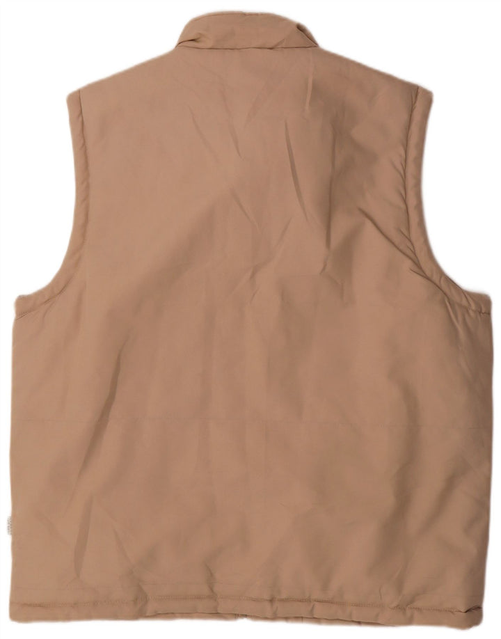 Męska kamizelka użytkowa Vintage UK 42 XL Beżowy poliester