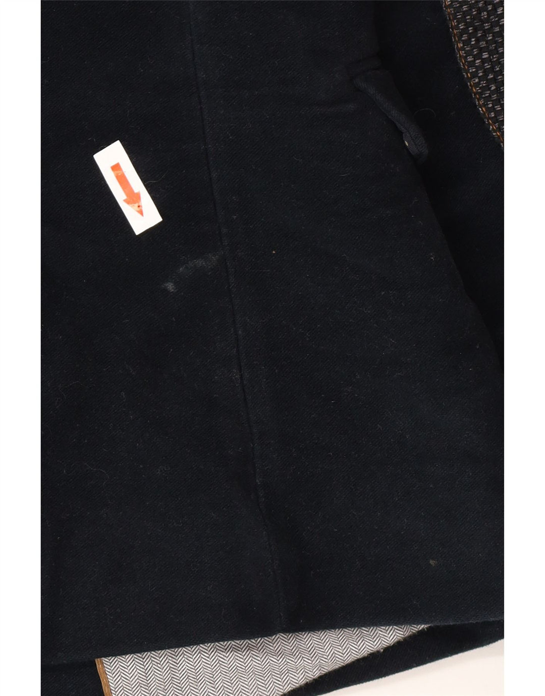 Damska marynarka Zara zapinana na 1 guzik UK 12, średni granatowy octan