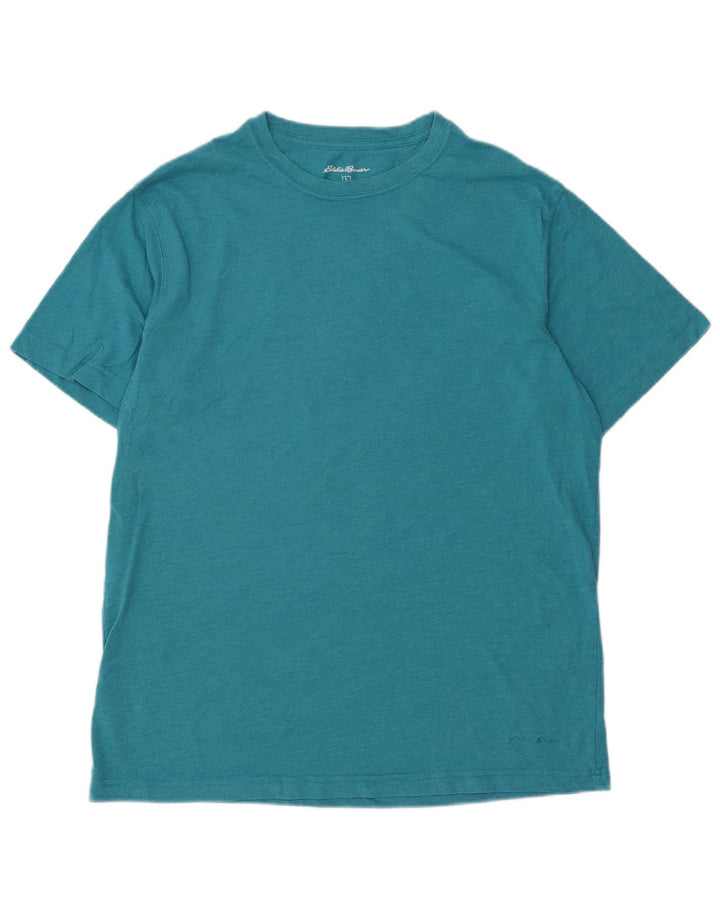 T-shirt męski EDDIE BAUER, duży, niebieski, bawełniany