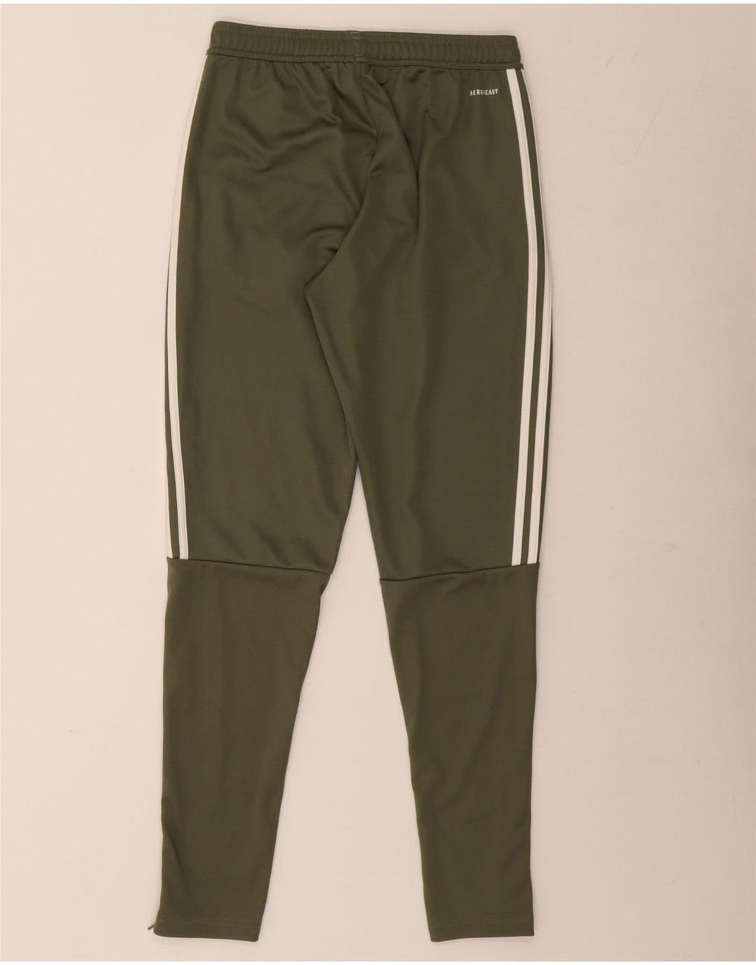 Męskie spodnie dresowe Adidas Aeroready, małe, khaki, poliester