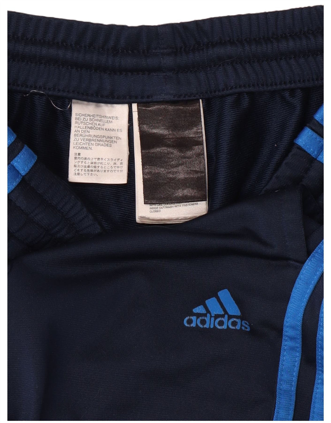 ADIDAS Mens Tracksuit Trousers UK 42/44 Medium  Navy Blue Polyester