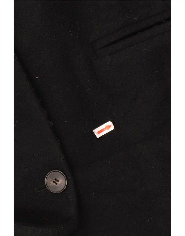 Marks & Spencer Płaszcz damski UK 20 2XL Czarny poliester