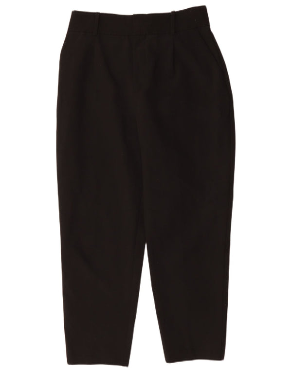 Damskie spodnie chino z wysokim stanem, duże W30 L27, Zara, czarne