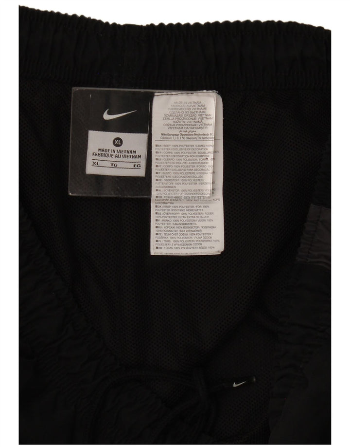 Męskie spodnie dresowe Nike XL, czarny, poliester z blokami kolorów