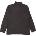 TIMBERLAND Mens Zip Neck Sweatshirt Jumper XL Grey Cotton Vintage Timberland and Second-Hand Timberland from Messina Hembry 