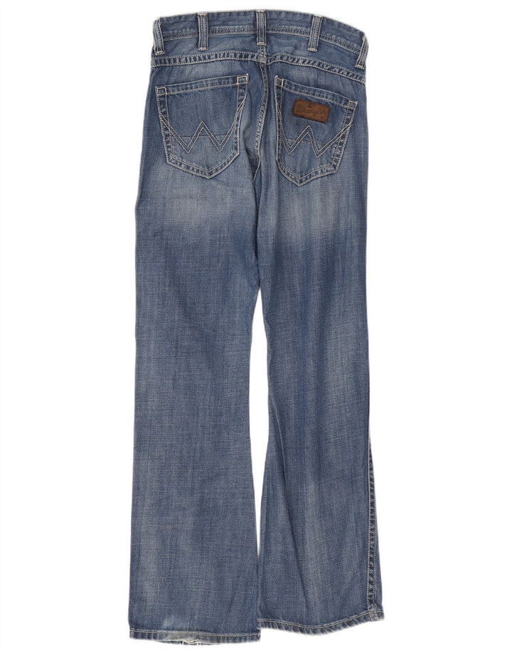 Wrangler Męskie jeansy Ross Bootcut W30 L32 Niebieskie bawełniane