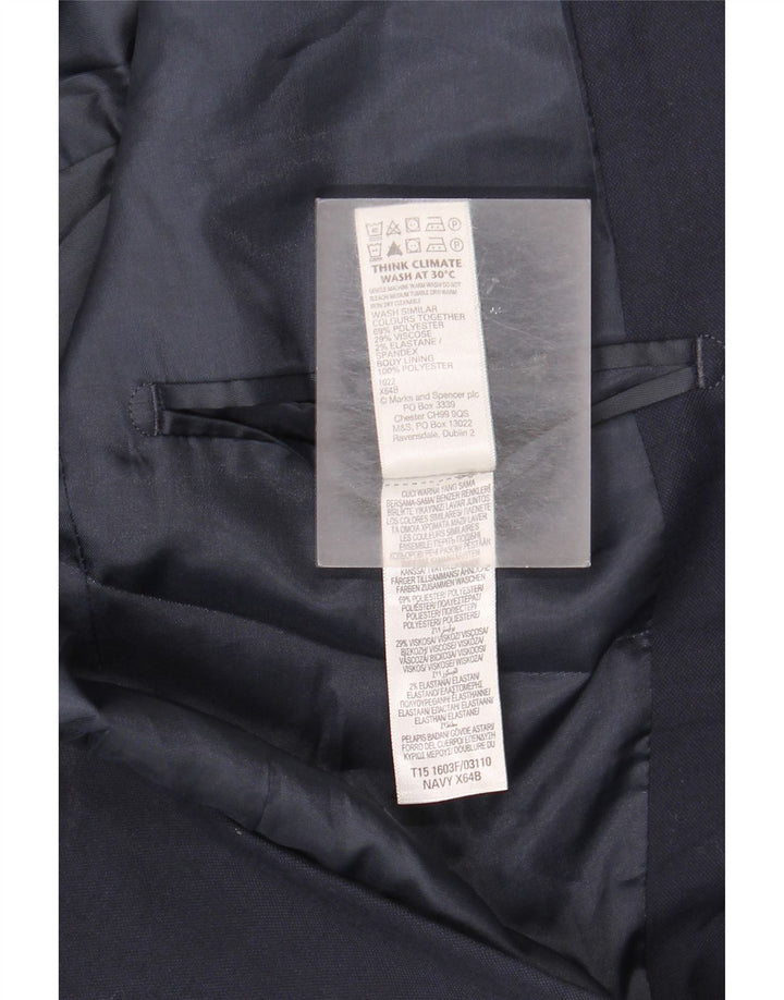 Męska marynarka Marks & Spencer Regular Fit UK 36, mała granatowa