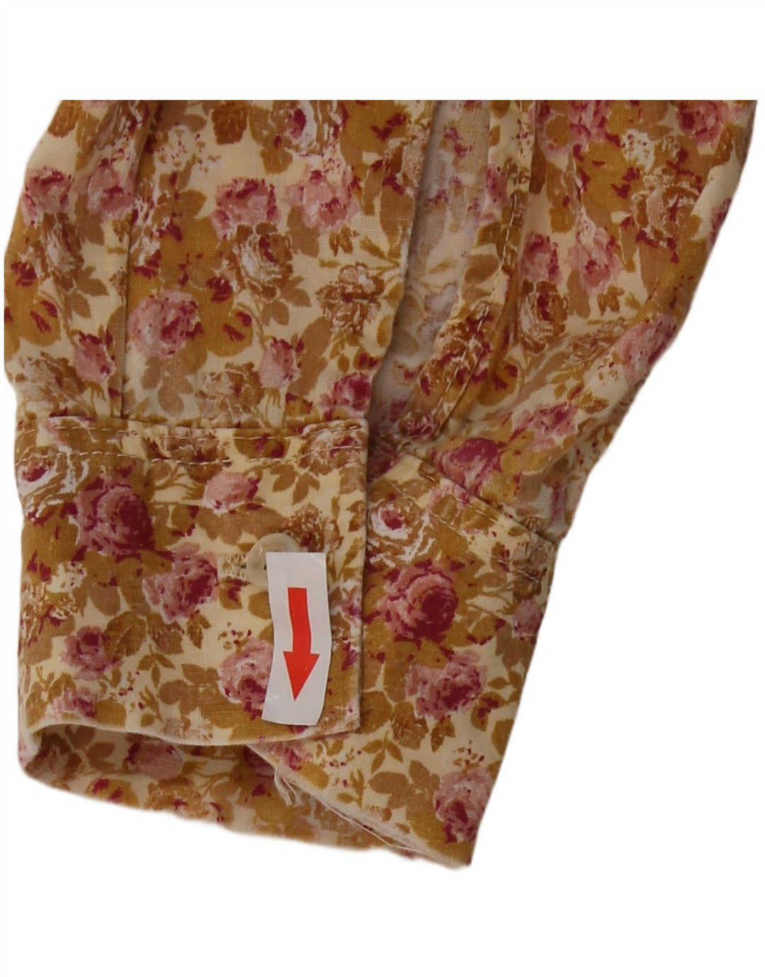 Koszula męska w stylu vintage, średnio zielona w kwiaty