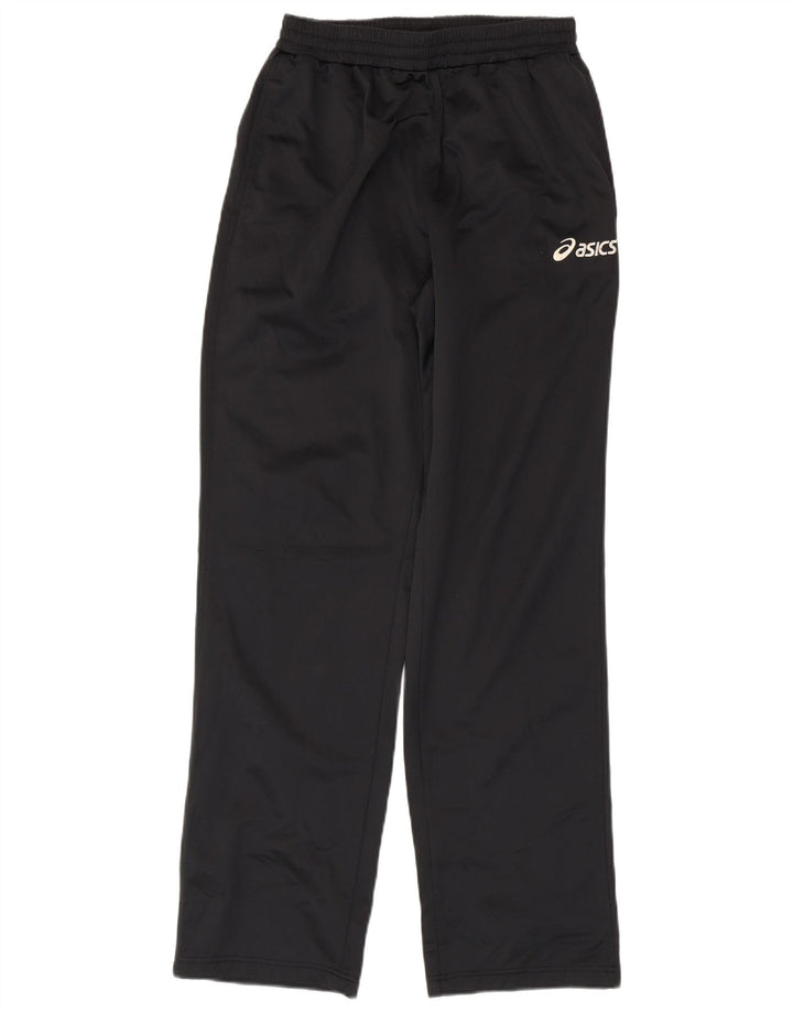 Damskie spodnie dresowe Asics UK 14, duże, czarne, poliestrowe