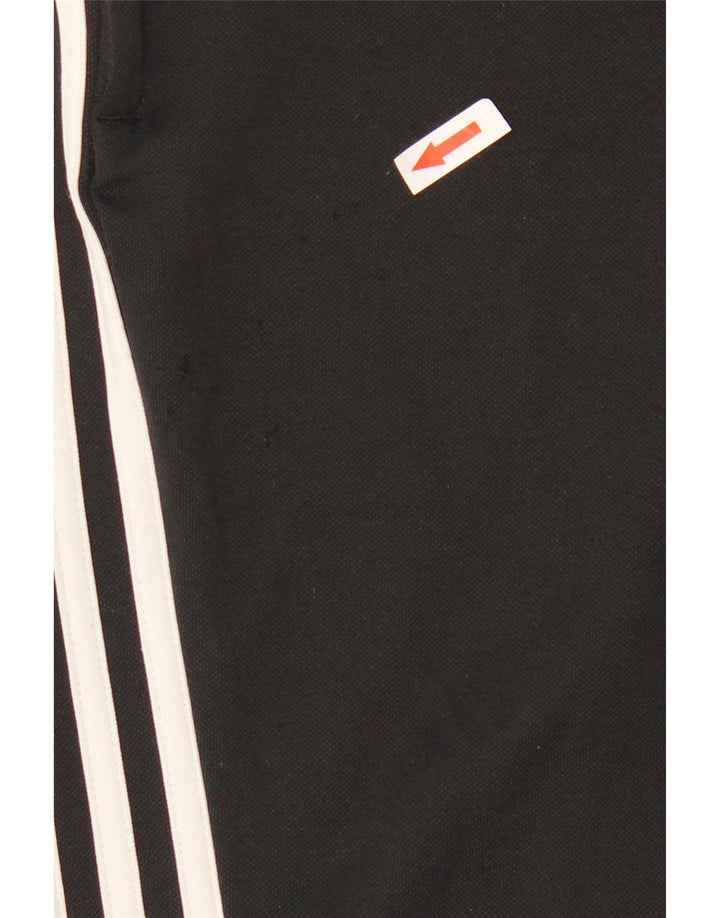 Męskie spodnie dresowe Adidas Climacool, małe, czarne, z blokami kolorów, z poliestru