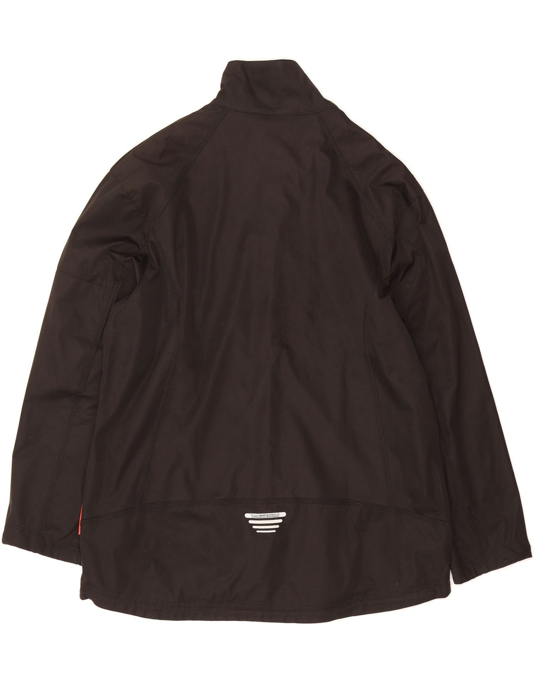 F.LLI CAMPAGNOLO Mens Windbreaker Jacket UK 44 2XL Black Polyester Vintage F.LLI Campagnolo and Second-Hand F.LLI Campagnolo from Messina Hembry 