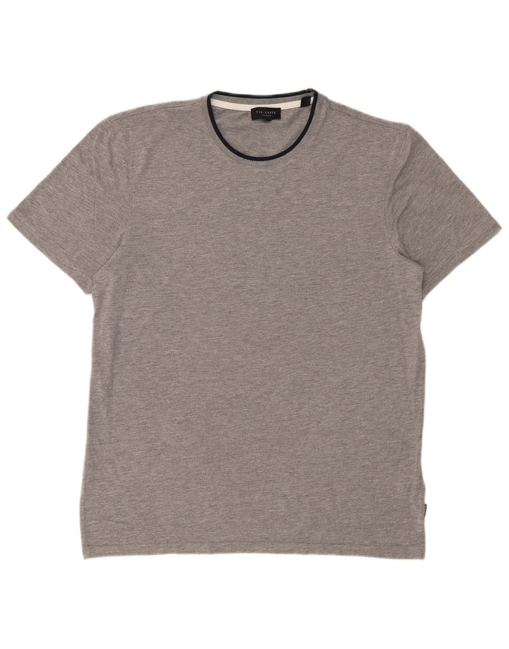 T-shirt męski Ted Baker, rozmiar 3, średni szary, poliester