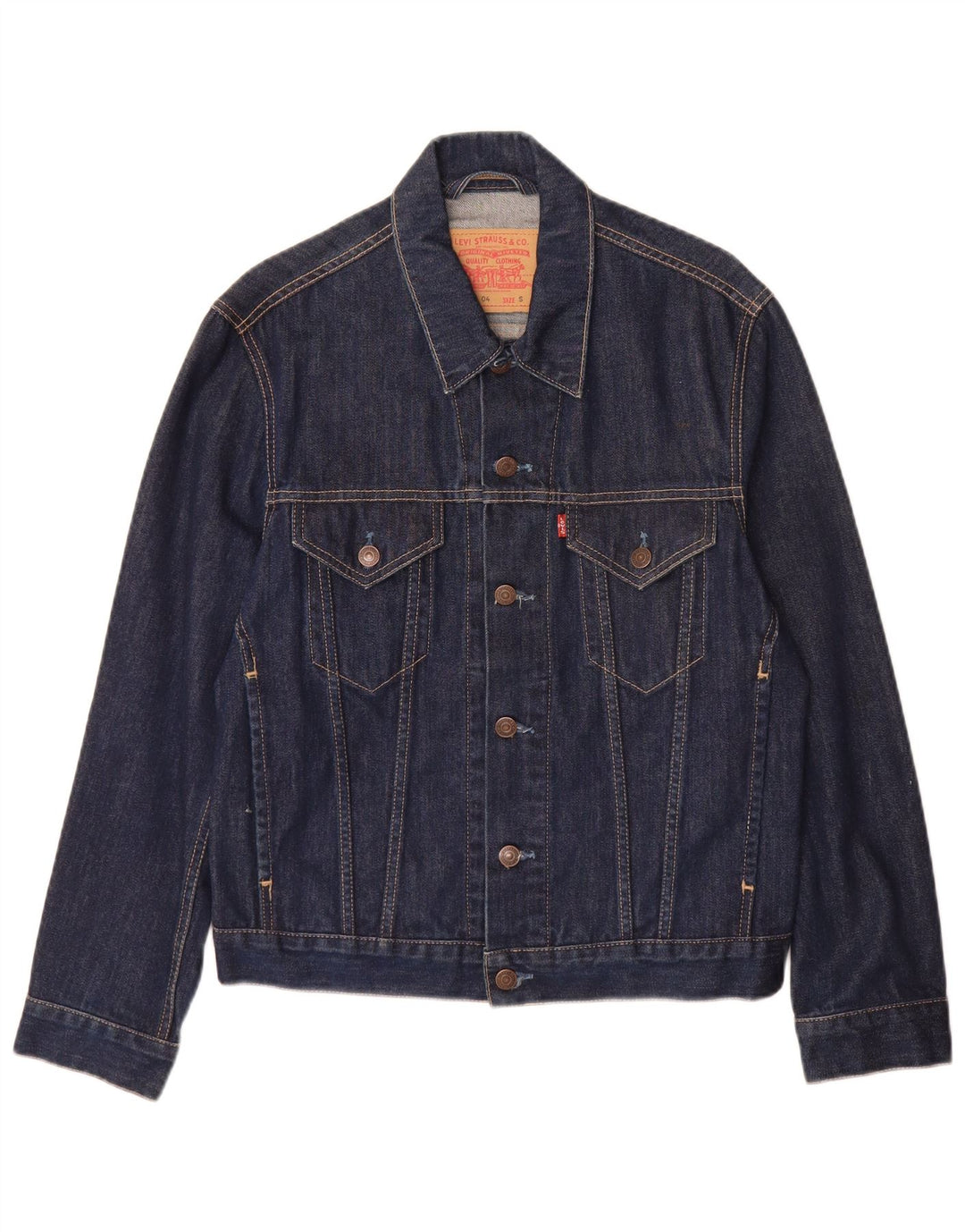 Męska kurtka dżinsowa Levi's UK 36, mała, granatowa, bawełniana