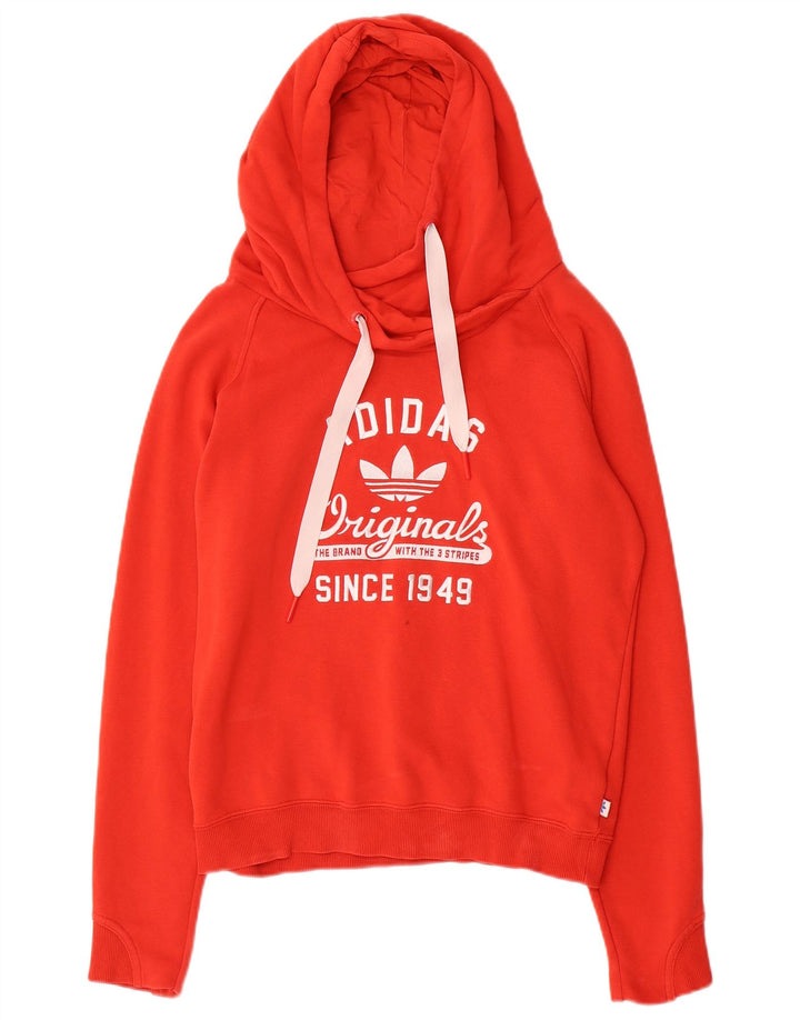 Damska bluza z kapturem Adidas Graphic UK 12 Medium Red