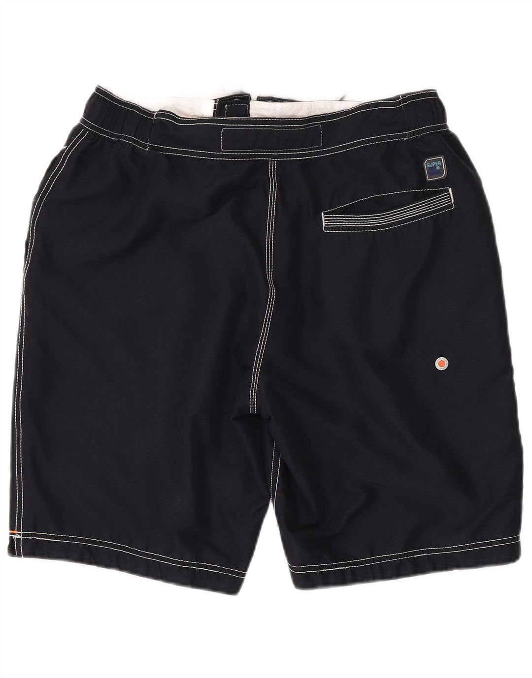 Męskie spodenki kąpielowe Superdry Graphic XL, granatowe, poliestrowe