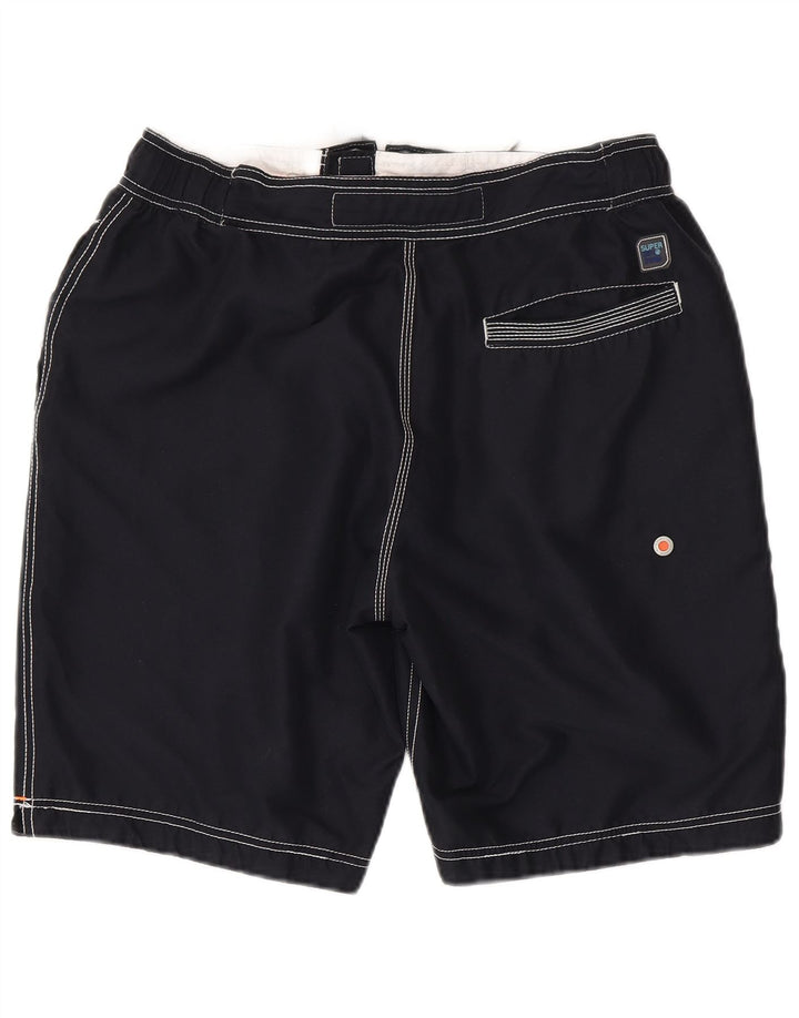 Męskie spodenki kąpielowe Superdry Graphic XL, granatowe, poliestrowe