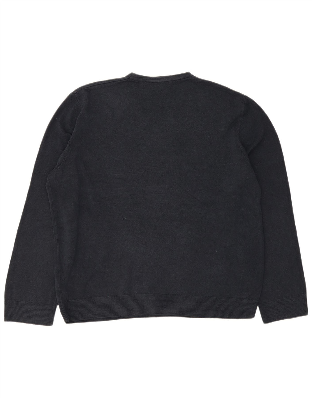 Marks & Spencer Męski sweter z dekoltem w kształcie litery V, 2XL, granatowy, akryl