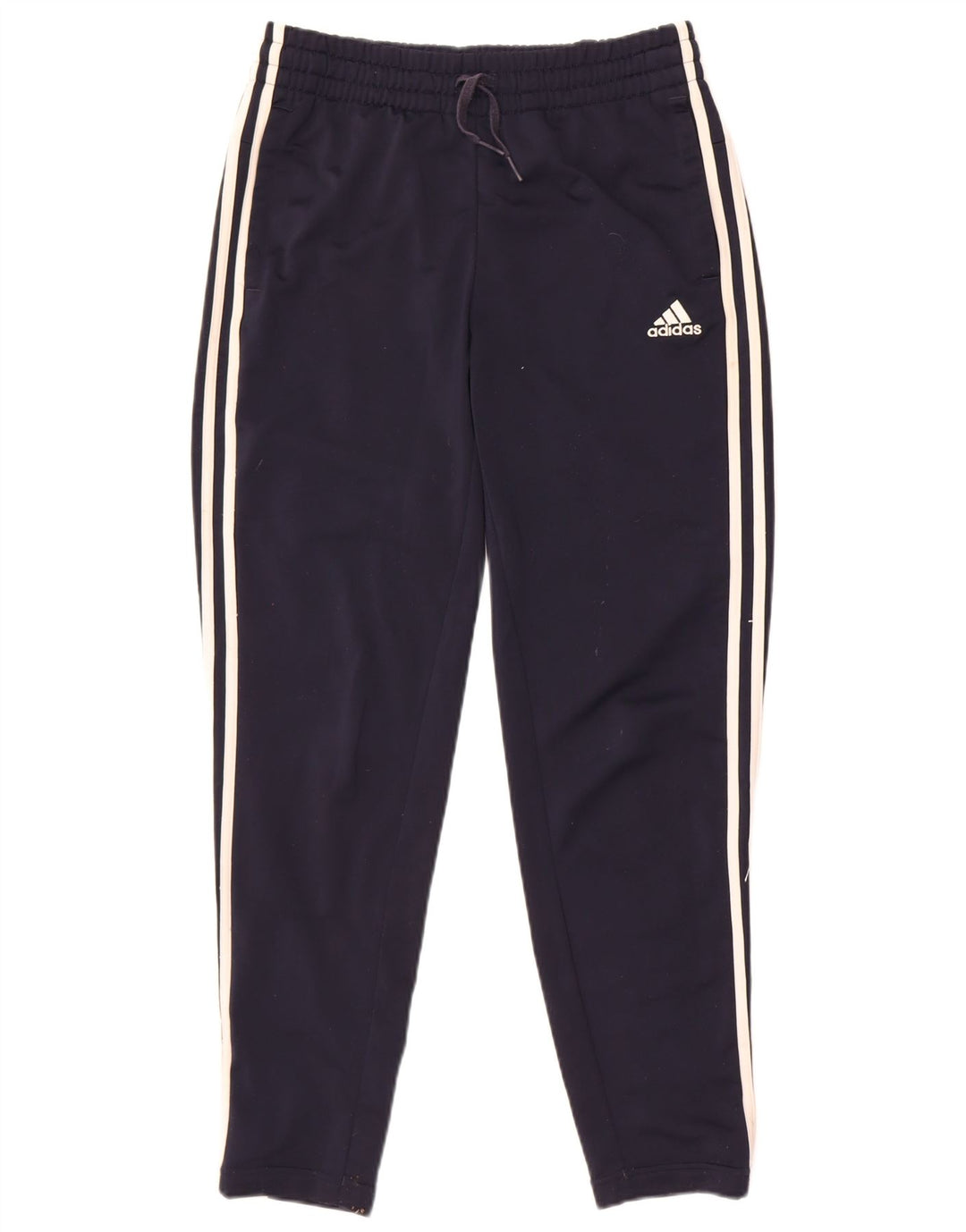 Damskie spodnie dresowe Adidas UK 8/10, małe, granatowe, poliestrowe