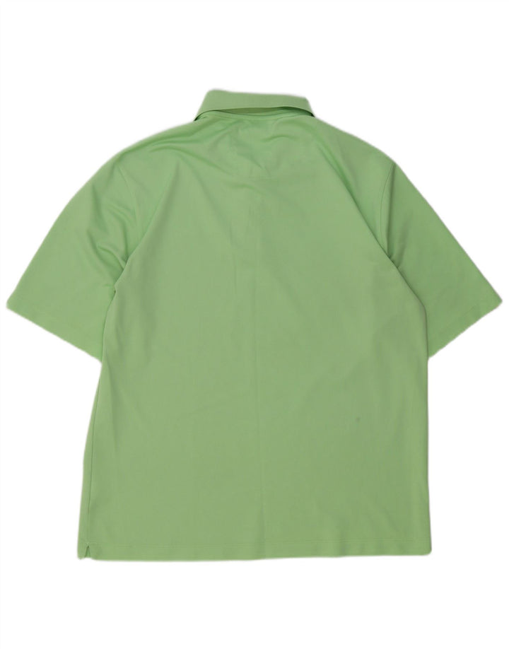 Męska koszulka polo Nike UK 42/44, duża, zielona, poliestrowa