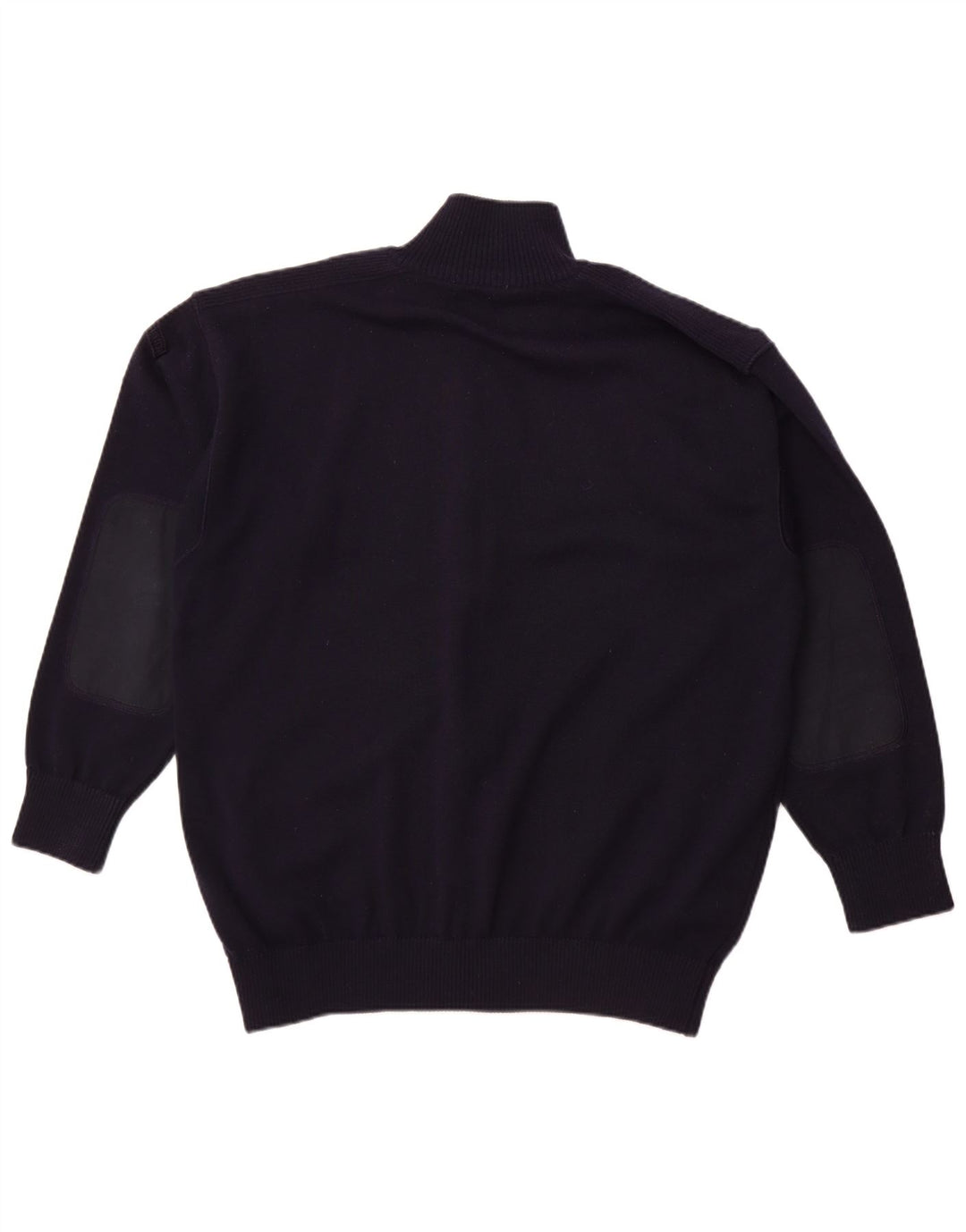BLUE DRAKE Męski sweter rozpinany XL Granatowa wełna