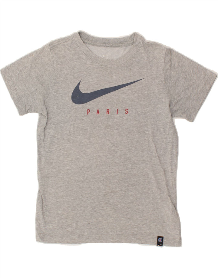 NIKE Boys Paris Graphic T-Shirt Top 10-11 Years Medium  Grey Cotton Vintage Nike and Second-Hand Nike from Messina Hembry 