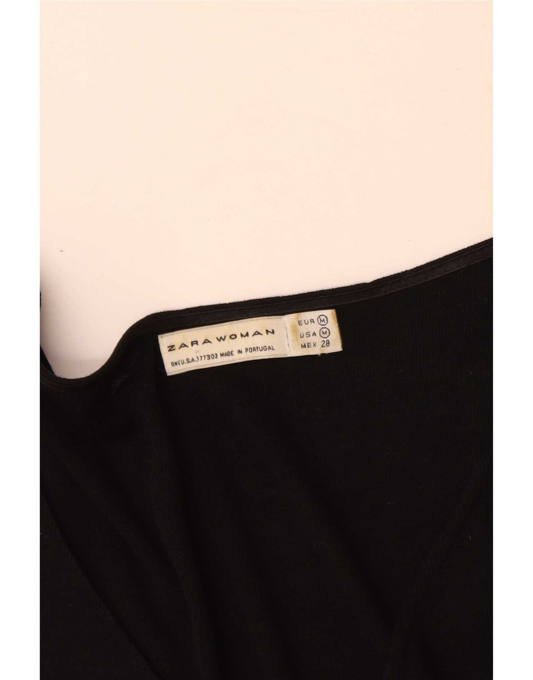Bluzka damska Zara Top UK 12 Medium Black Colorblock Lyocell