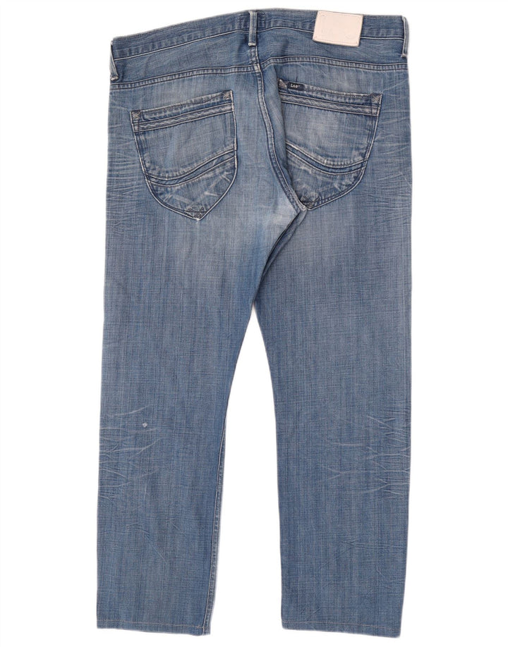 Męskie jeansy Lee Zed Straight W38 L30, niebieskie, bawełniane