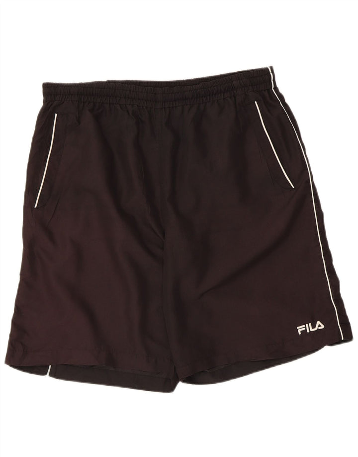 Męskie spodenki sportowe Fila XL, czarny poliester