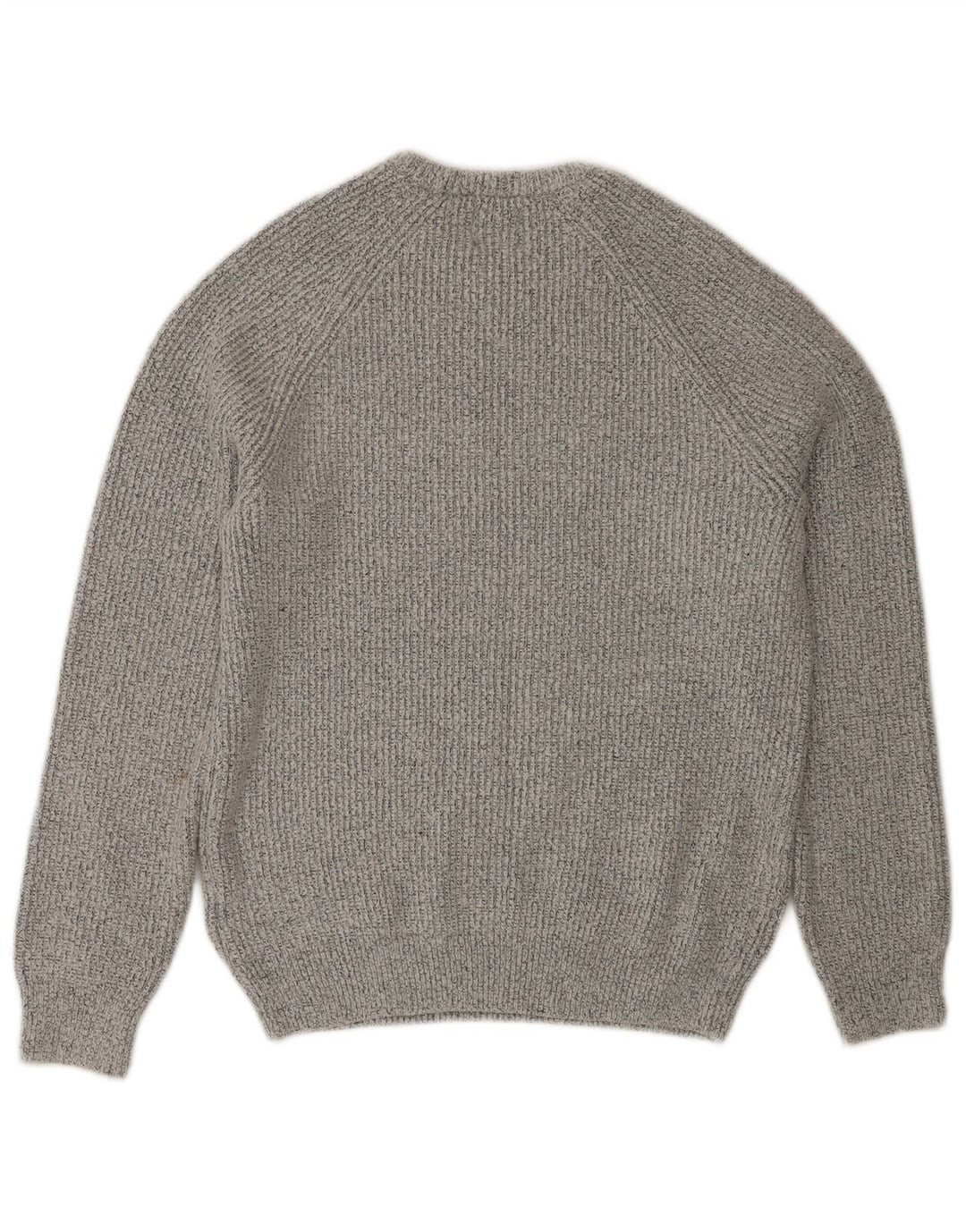 Marks & Spencer Damski sweter z okrągłym dekoltem UK 12, średni szary nakrapiany