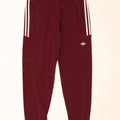 Adidas Męskie spodnie dresowe Joggery Średni bordowy poliester