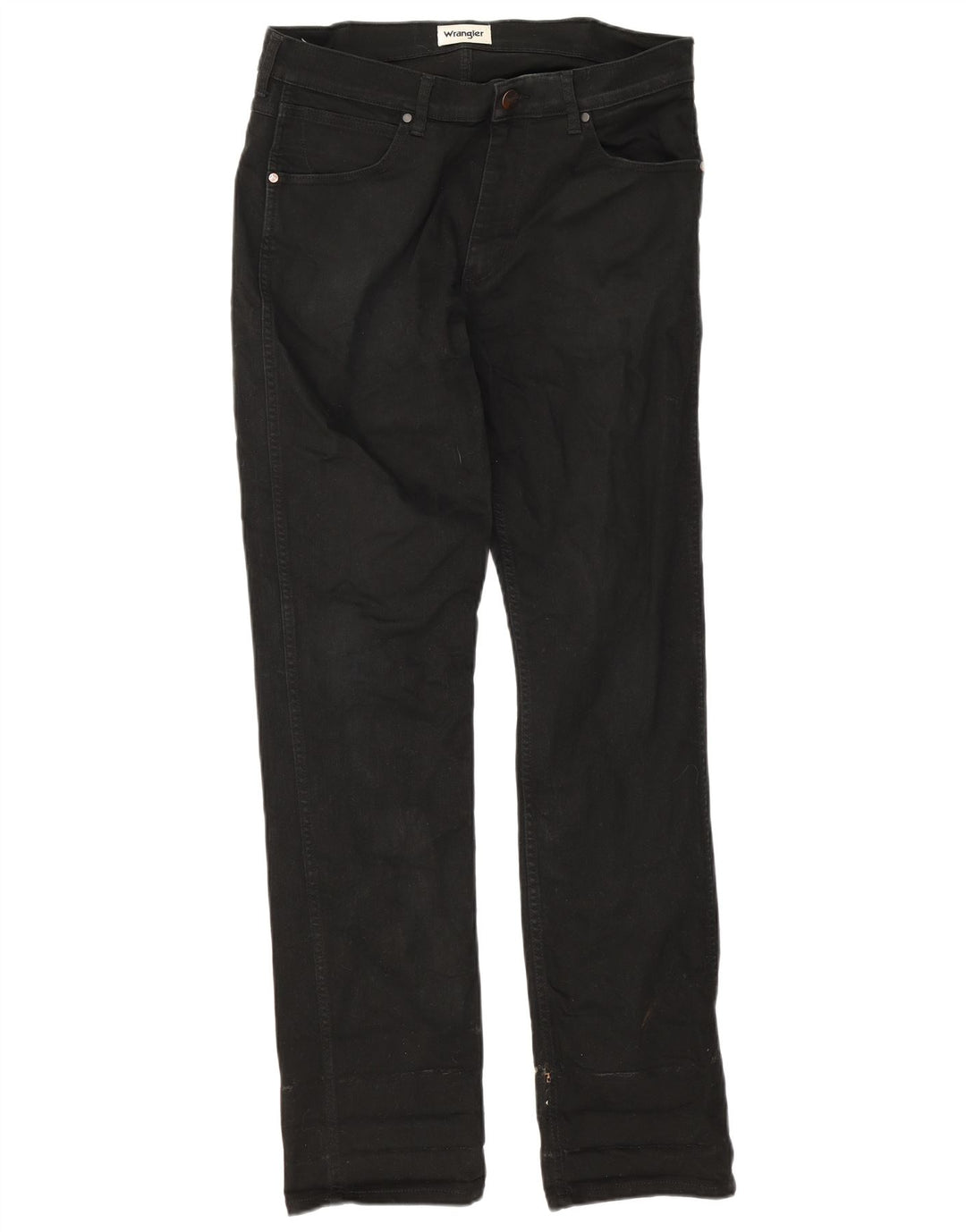 Męskie jeansy Wrangler W32 L34, czarne, bawełniane